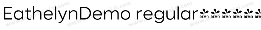 EathelynDemo regular字体转换